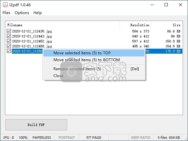 i2pdf(图片转PDF)