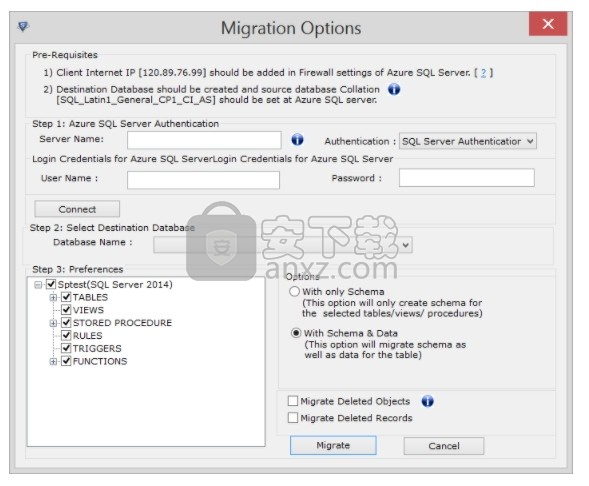 SysTools SQL Server to Azure DB Migrator(SQL到Azure迁移工具)