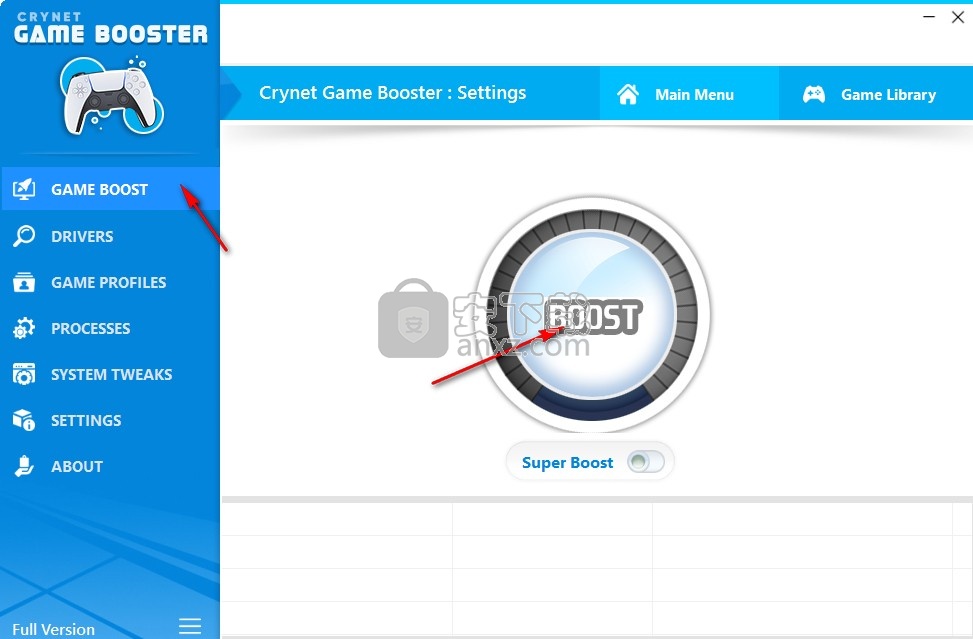 Crynet Game Booster(游戏增强器)