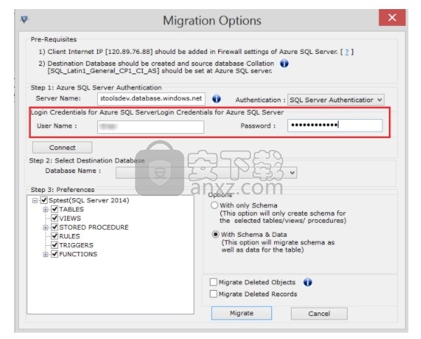 SysTools SQL Server to Azure DB Migrator(SQL到Azure迁移工具)