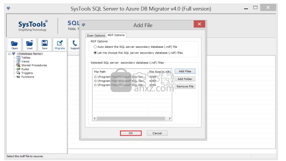 SysTools SQL Server to Azure DB Migrator(SQL到Azure迁移工具)