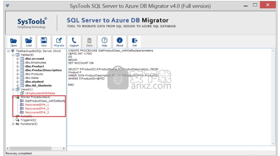 SysTools SQL Server to Azure DB Migrator(SQL到Azure迁移工具)