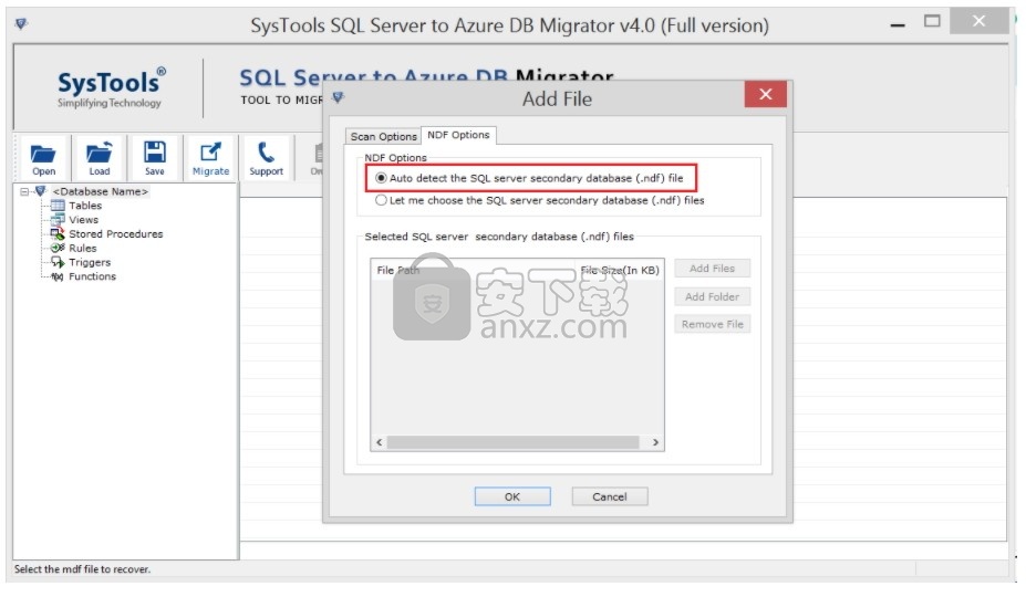 SysTools SQL Server to Azure DB Migrator(SQL到Azure迁移工具)