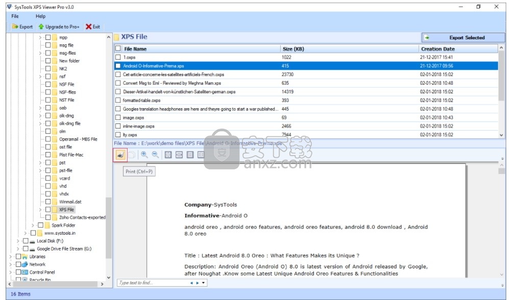 SysTools XPS Viewer(XPS文档查看工具)