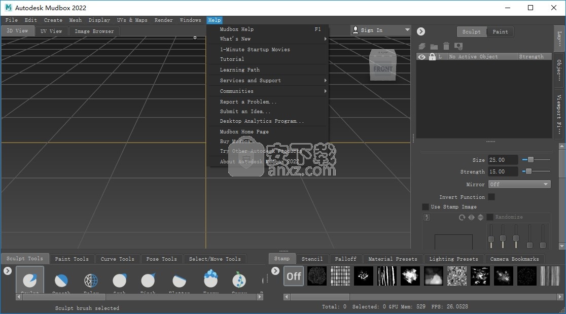 autodesk mudbox2022(3D数字雕刻)