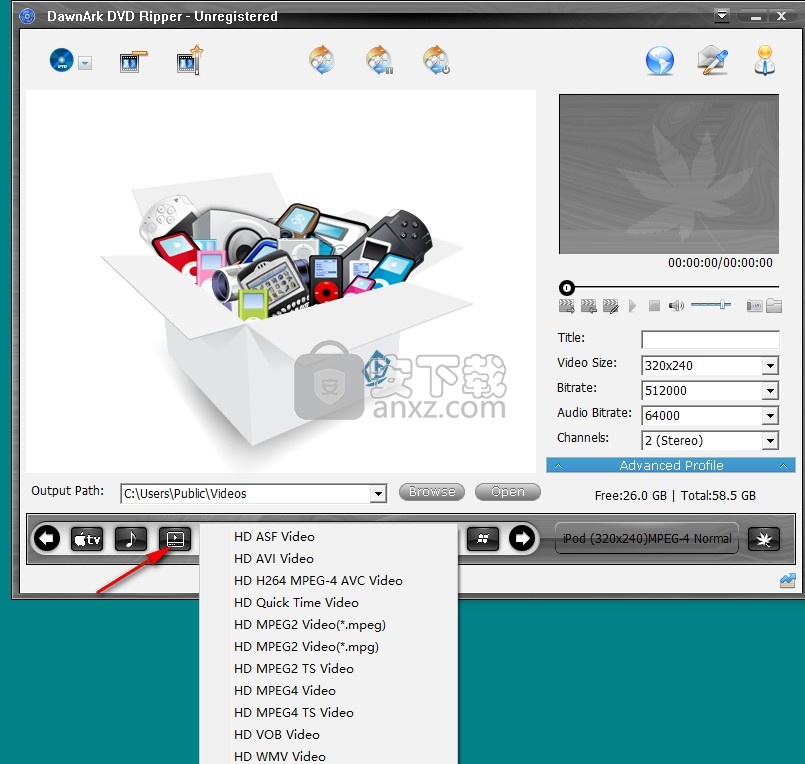 DawnArk DVD Ripper(DVD翻录工具)