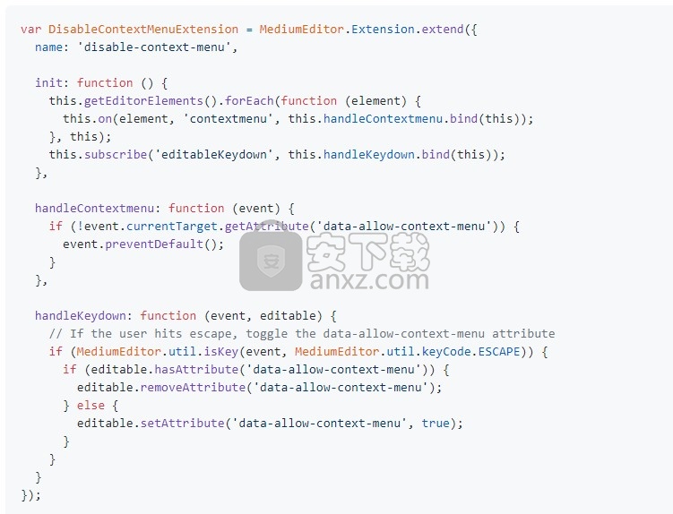 MediumEditor(内联编辑器工具栏)