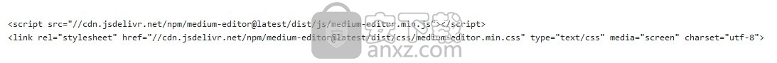 MediumEditor(内联编辑器工具栏)