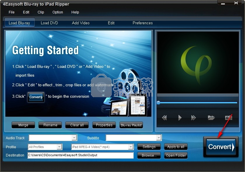4Easysoft Blu-ray to iPad Ripper(蓝光转iPad转换器)