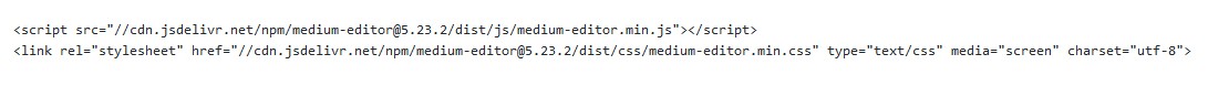 MediumEditor(内联编辑器工具栏)