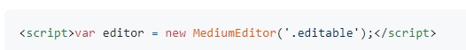 MediumEditor(内联编辑器工具栏)