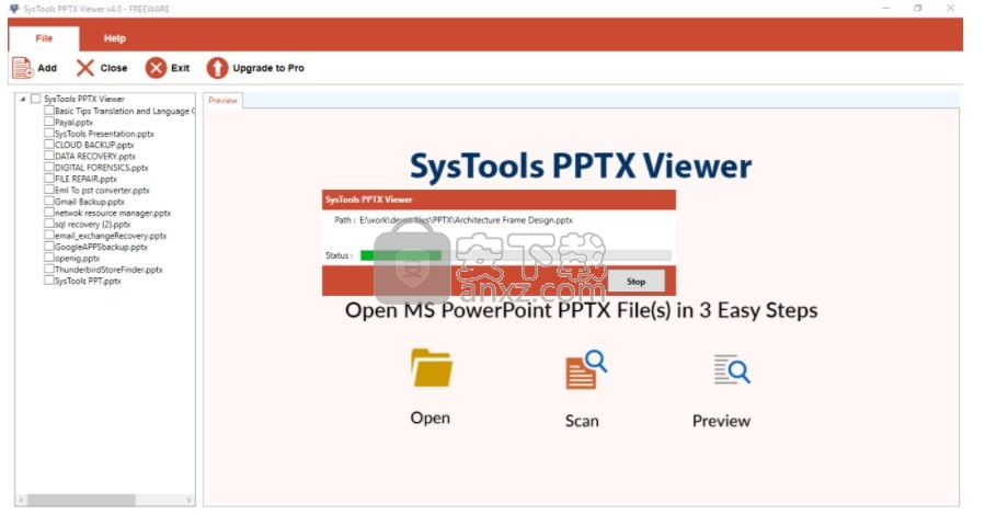 SysTools PowerPoint Viewer(PPT演示文稿查看器)