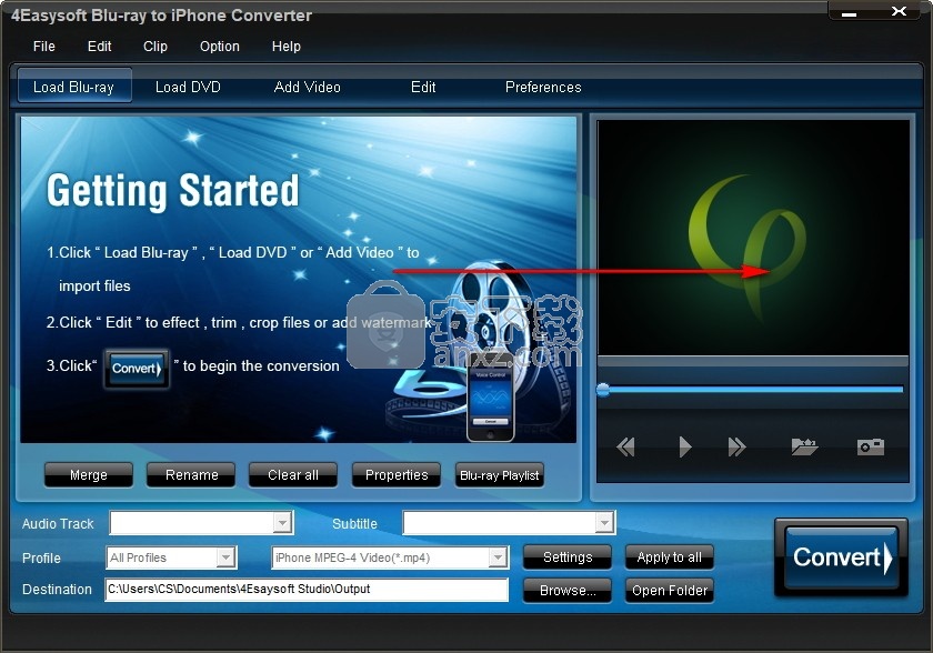 4Easysoft Blu-ray to iPhone Converter(蓝光转iPhone转换器)