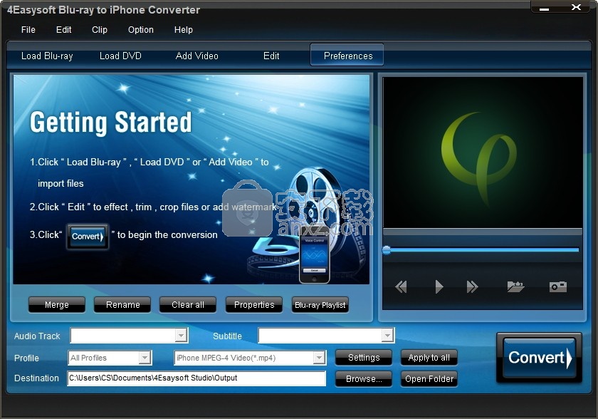4Easysoft Blu-ray to iPhone Converter(蓝光转iPhone转换器)