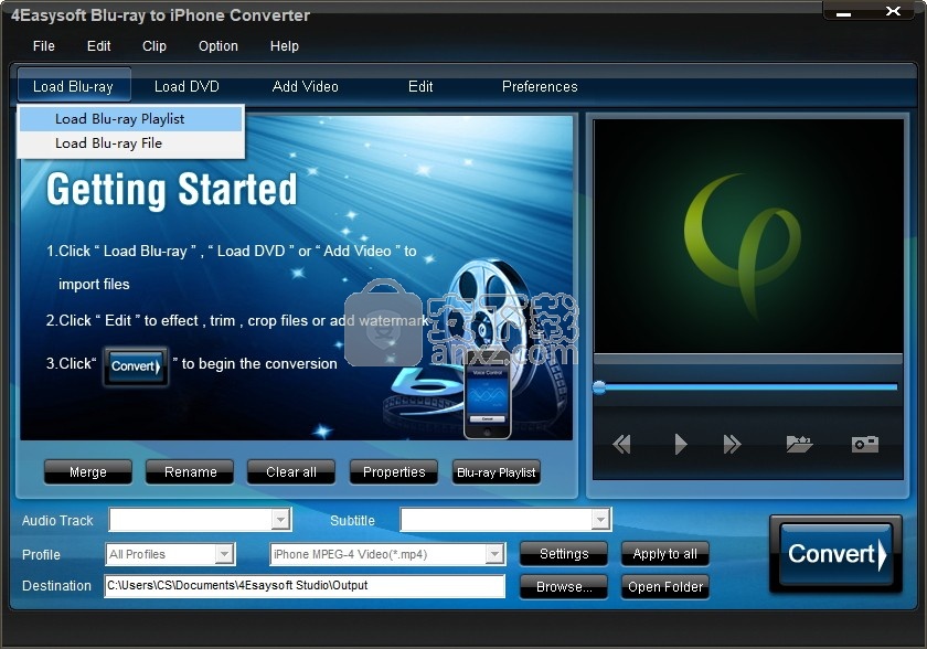 4Easysoft Blu-ray to iPhone Converter(蓝光转iPhone转换器)
