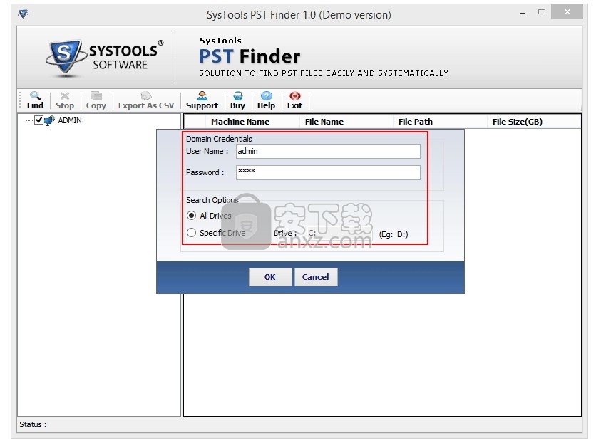 SysTools PST Finder(PST查找工具)