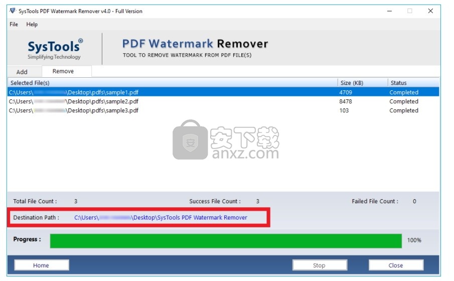 SysTools PDF Watermark Remover(PDF去水印工具)