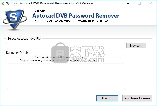 SysTools Autocad DVB Password Remover(Autocad DVB密码移除器)