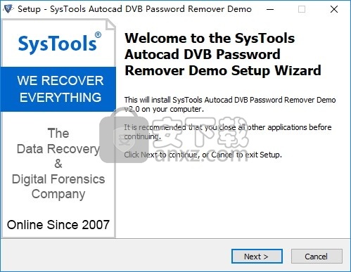 SysTools Autocad DVB Password Remover(Autocad DVB密码移除器)