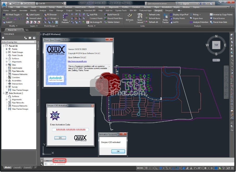 Quux Sincpac C3D(3D测量插件)