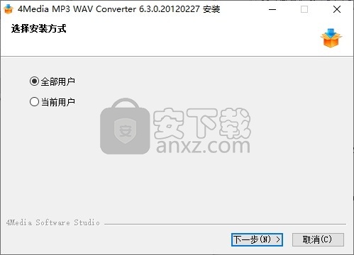 4Media MP3 WAV Converter(MP3 WAV音频格式转换器)