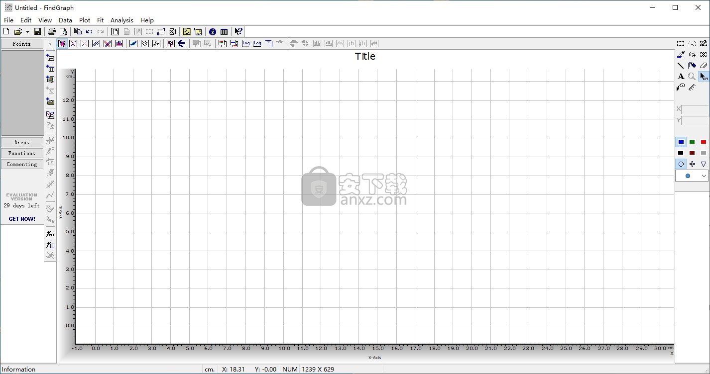 FindGraph(XY轴2D坐标图绘制软件)