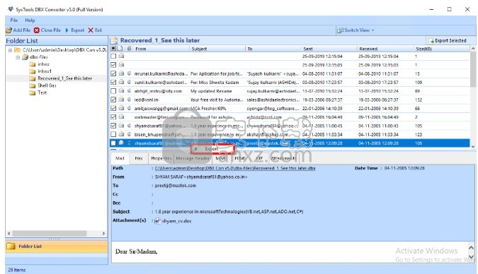 SysTools DBX Converter(DBX格式转换工具)