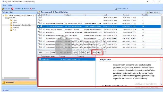 SysTools DBX Converter(DBX格式转换工具)