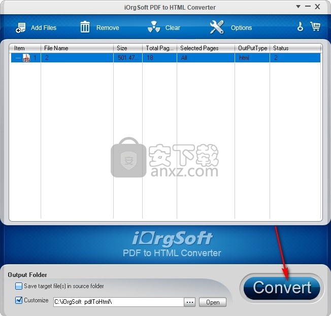 iOrgsoft PDF to HTML Converter(PDF转HTML转换器)