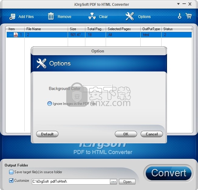 iOrgsoft PDF to HTML Converter(PDF转HTML转换器)