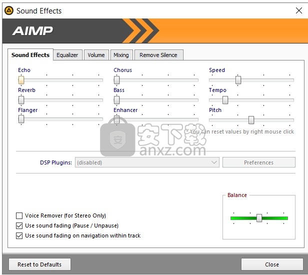 aimp dsp插件(音频编辑)