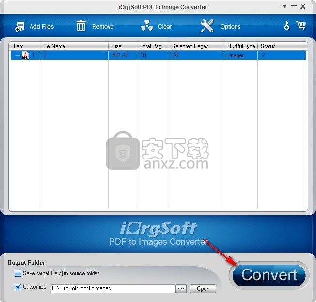 iOrgSoft PDF to Image Converter(PDF转图片转换器)