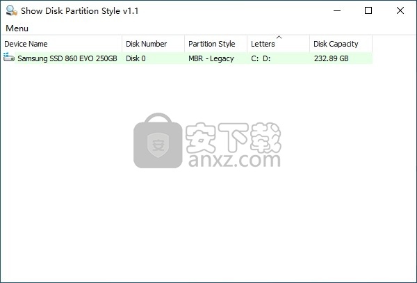 Show Disk Partition Style(磁盘分区样式查看器)