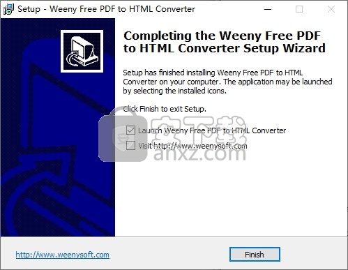 Weeny Free PDF to HTML Converter(PDF转HTML转换器)