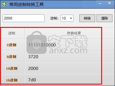 常用进制转换工具