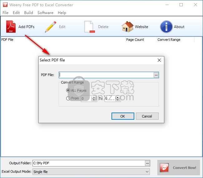 Weeny Free PDF to Excel Converter(免费PDF转换Excel转换器)