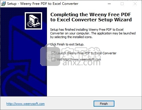 Weeny Free PDF to Excel Converter(免费PDF转换Excel转换器)