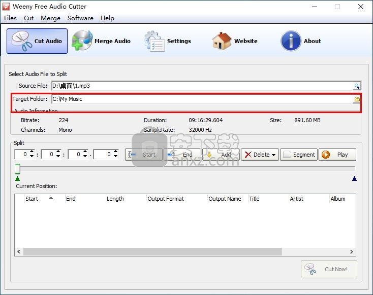 Weeny Free Audio Cutter(音频剪切器)