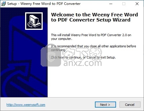 Weeny Free Word to PDF Converter(免费Word转PDF转换器)