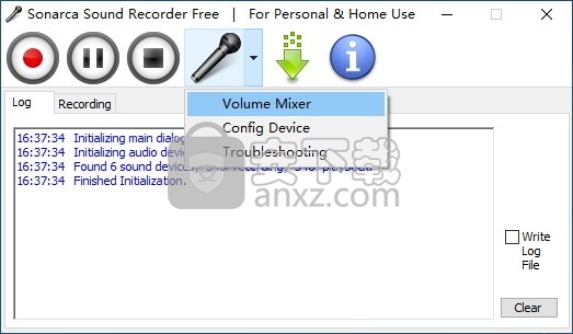 Sonarca Sound Recorder Free(mp3录音软件)