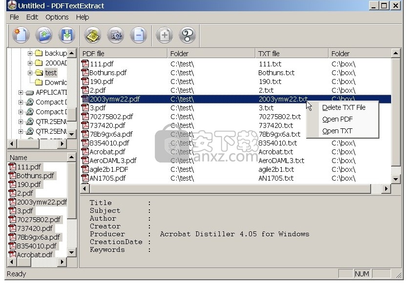 PDF Plain Text Extractor(pdf文字提取工具)