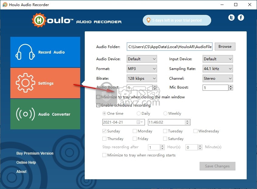 Houlo Audio Recorder(音频录制工具)