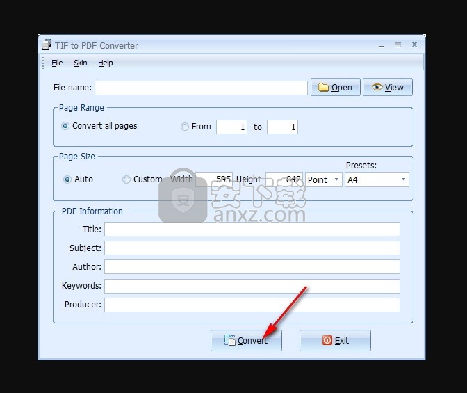 TIF to PDF Converter(TIF转PDF转换器)