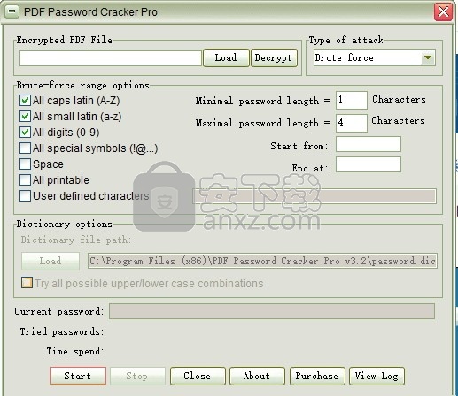 PDF Password Cracker Pro(PDF密码恢复软件)