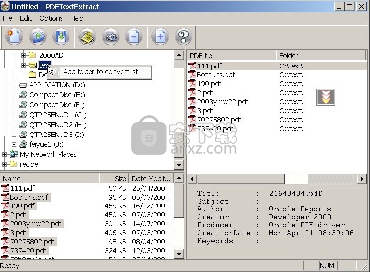 PDF Plain Text Extractor(pdf文字提取工具)