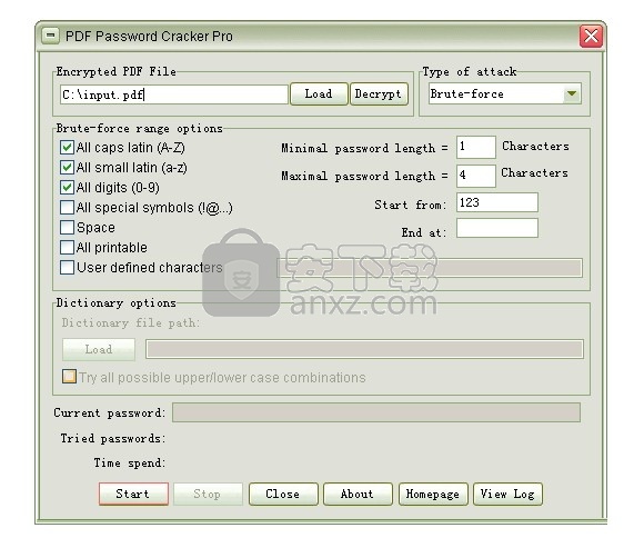 PDF Password Cracker Pro(PDF密码恢复软件)