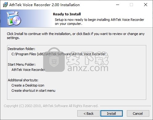 AthTek Voice Recorder(音频录制工具)