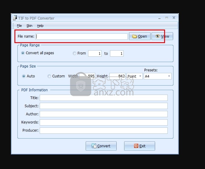 TIF to PDF Converter(TIF转PDF转换器)