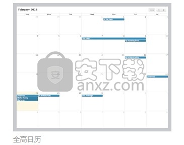 FullCalendar(拖放事件日历)