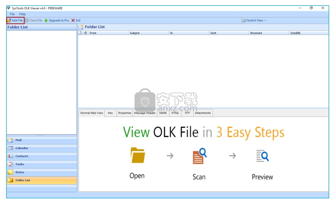 SysTools OLK Viewer(OLK文件查看器)